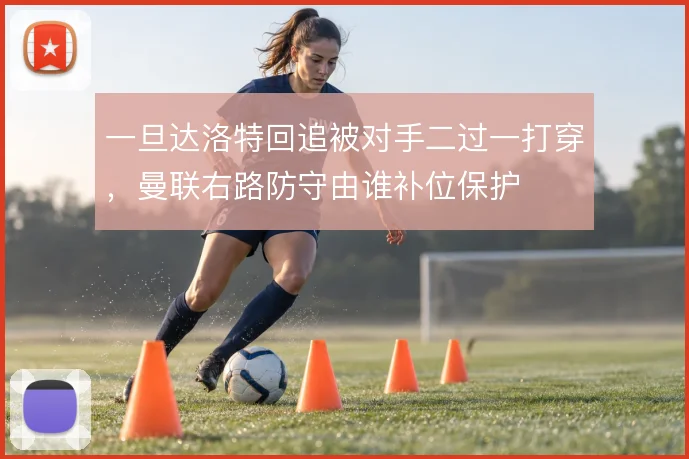 一旦达洛特回追被对手二过一打穿,曼联右路防守由谁补位保护